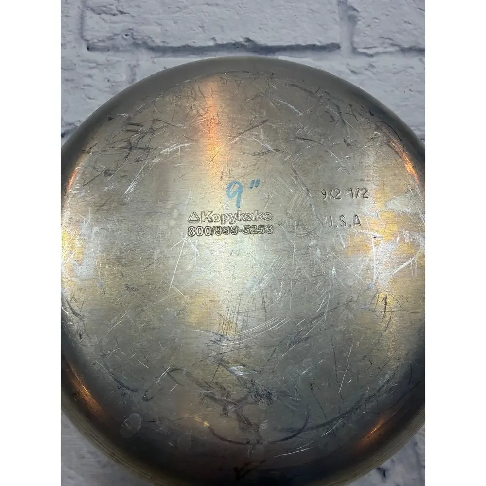 KopyKake 9” Round Contour Cake Pan  Domed 9x 2.5” model 800/999-5253 made in USA